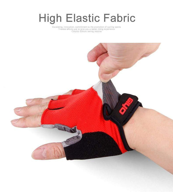 Planet Gates Summer Cycling Gloves Gel Half Finger Shockproof Sport Gym Gloves MTB Mountain Bicycle Bike Gloves For Men/women Antil-skip