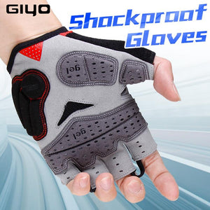 Planet Gates Summer Cycling Gloves Gel Half Finger Shockproof Sport Gym Gloves MTB Mountain Bicycle Bike Gloves For Men/women Antil-skip