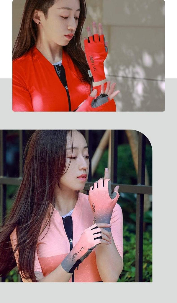 Planet Gates Summer cycling gloves half finger men and women road bike mountain bike bicycle mtb riding bike gloves