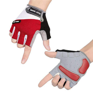 Planet Gates Summer Cycling Gloves Shockproof Thicken Pad Half Finger Cycling Gloves for Sport Hiking MTB Motorcycle Bike Gloves