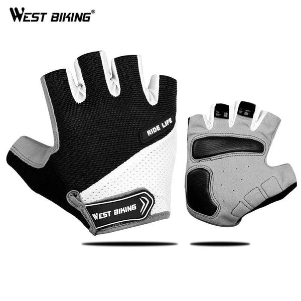 Planet Gates Summer Cycling Gloves Shockproof Thicken Pad Half Finger Cycling Gloves for Sport Hiking MTB Motorcycle Bike Gloves