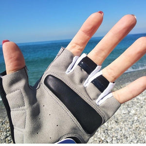 Planet Gates Summer Cycling Gloves Shockproof Thicken Pad Half Finger Cycling Gloves for Sport Hiking MTB Motorcycle Bike Gloves