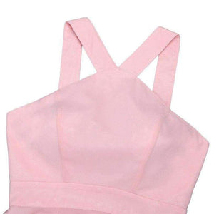 Planet Gates Summer Elegant Bridesmaid Dresses Chiffon Halter Wedding Formal Occasion Women Ladies Criss-cross Shoulder Dresses