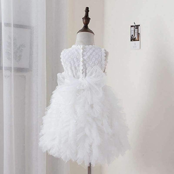 Planet Gates Summer Flower Girl Dresses Wedding Party Kids Tutu Birthday Princess Dress for Girls Infant Children Clothing Girl Baby Clothes