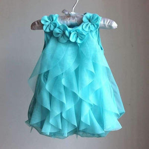 Planet Gates Summer Girls Dress Infant Romper Dresses Toddler Kids Birthday Party Chiffon Dress Jumpsuits Baby Girl Clothes