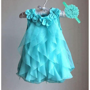 Planet Gates Summer Girls Dress Infant Romper Dresses Toddler Kids Birthday Party Chiffon Dress Jumpsuits Baby Girl Clothes