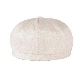 Planet Gates Summer Linen Newsboy Cap Men Women Herringbone Bakerboy Caps Lightweight Breathable Flat Hat Apple Beret Hats 007
