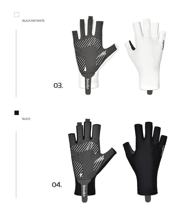 Planet Gates Summer Men Women Fishing Gloves Half Finger Breathable Cool Fabric Non-Slip Silicone Lure Fishing Sailing Sports Glove