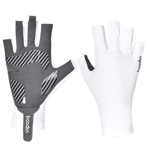 Planet Gates Summer Men Women Fishing Gloves Half Finger Breathable Cool Fabric Non-Slip Silicone Lure Fishing Sailing Sports Glove