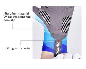 Planet Gates Summer Men Women Fishing Gloves Half Finger Breathable Cool Fabric Non-Slip Silicone Lure Fishing Sailing Sports Glove