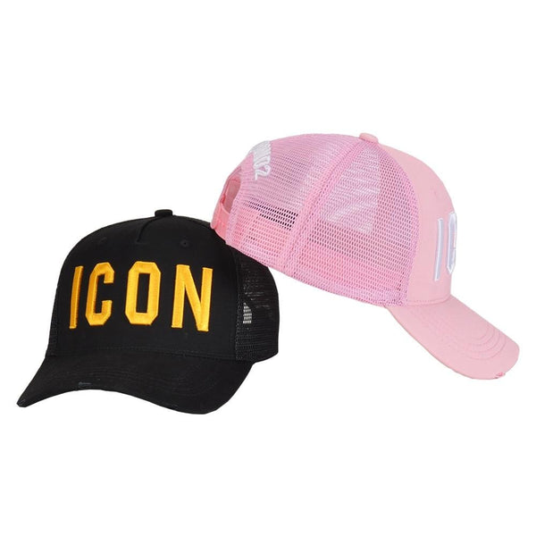 Planet Gates Summer Mesh cap Embroidery ICON Letters Cotton Baseball Caps High Quality Cap Men Women Trucker Cap White Cap Dad Hat