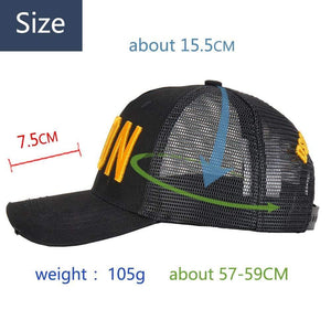 Planet Gates Summer Mesh cap Embroidery ICON Letters Cotton Baseball Caps High Quality Cap Men Women Trucker Cap White Cap Dad Hat