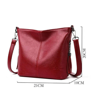 Summer Small Solid Colors Leather Shoulder Bags Girl Messenger Bag Female  Luxury Handbags