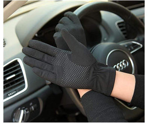 Planet Gates Summer Sun Protection Gloves Male Thin Breathable Anti-Slip Driving Gloves Anti-UV Full Fingers Man Mittens SZ105W1