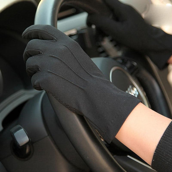 Planet Gates Summer Sun Protection Gloves Male Thin Breathable Anti-Slip Driving Gloves Anti-UV Full Fingers Man Mittens SZ105W1