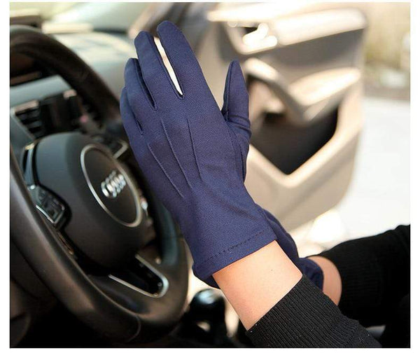 Planet Gates Summer Sun Protection Gloves Male Thin Breathable Anti-Slip Driving Gloves Anti-UV Full Fingers Man Mittens SZ105W1