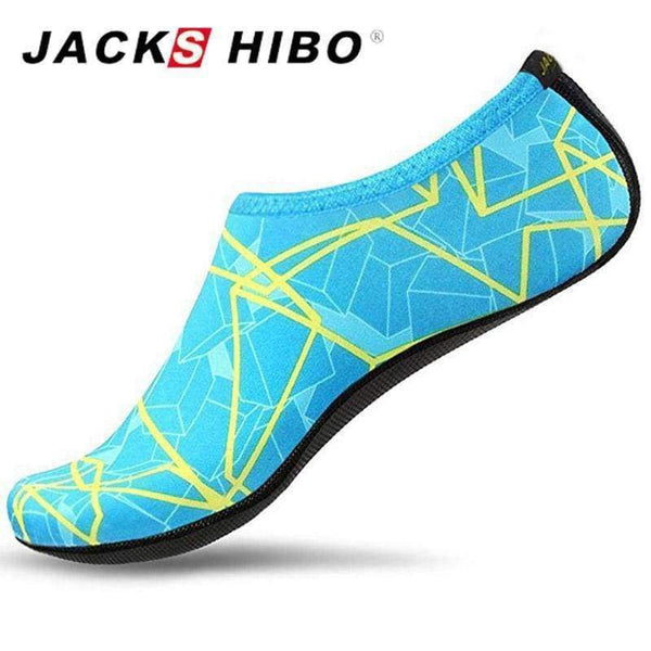 Planet Gates Summer Water Shoes for Women Big Plus Size Aqua Beach Shoes Woman Striped Colorful Sea Swimming Shoes zapatos de mujer
