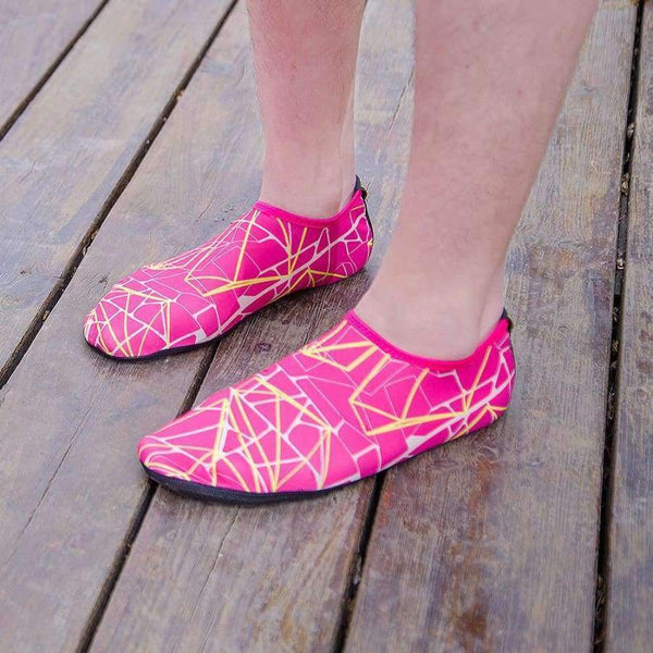 Planet Gates Summer Water Shoes for Women Big Plus Size Aqua Beach Shoes Woman Striped Colorful Sea Swimming Shoes zapatos de mujer