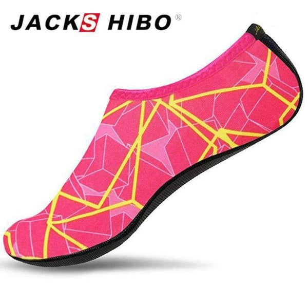 Planet Gates Summer Water Shoes for Women Big Plus Size Aqua Beach Shoes Woman Striped Colorful Sea Swimming Shoes zapatos de mujer