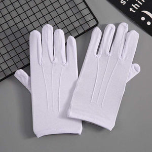 Planet Gates Sun Protection Driving Gloves Men Women Short Elastic Thin Glove Fashion Solid Color Cotton Summer Sunscreen Gloves Black White