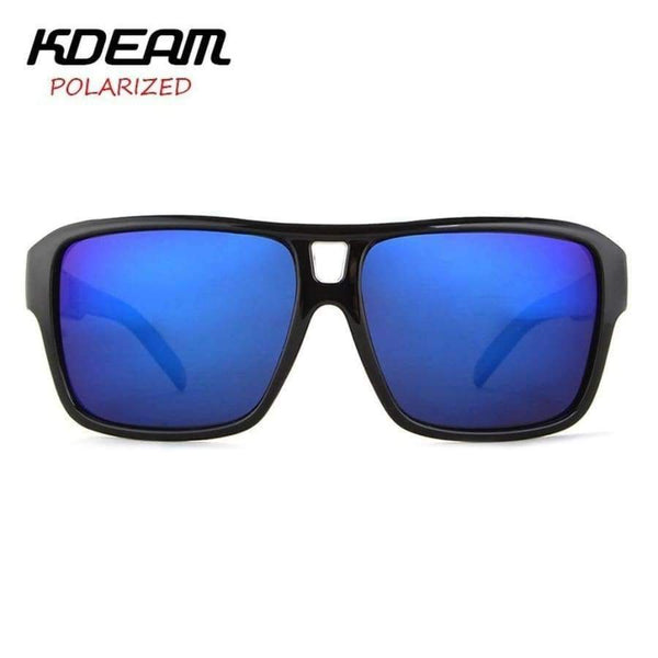 Planet Gates sunglass 201 KDEAM Sport Sunglasses Men Polarized HD lens zonnebril mannen Square Sun Glasses Women Eyewear 6 Colors UV400