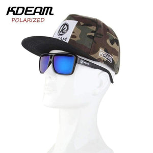 Planet Gates sunglass 201 KDEAM Sport Sunglasses Men Polarized HD lens zonnebril mannen Square Sun Glasses Women Eyewear 6 Colors UV400