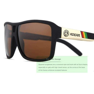 Planet Gates sunglass 201 KDEAM Sport Sunglasses Men Polarized HD lens zonnebril mannen Square Sun Glasses Women Eyewear 6 Colors UV400