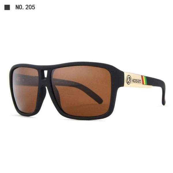 Planet Gates sunglass 201 KDEAM Sport Sunglasses Men Polarized HD lens zonnebril mannen Square Sun Glasses Women Eyewear 6 Colors UV400