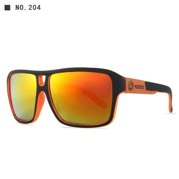 Planet Gates sunglass 201 KDEAM Sport Sunglasses Men Polarized HD lens zonnebril mannen Square Sun Glasses Women Eyewear 6 Colors UV400