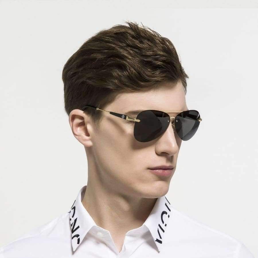 NEW Mercedes High-end Men's Polarized Sunglasses Driving Mercedes Driving Uv Frog Mirror Sunglasses