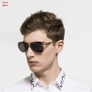 Слънчеви очила Planet Gates Черни НОВИ мъжки поляризирани слънчеви очила Mercedes за шофиране UV жаба огледални слънчеви очила