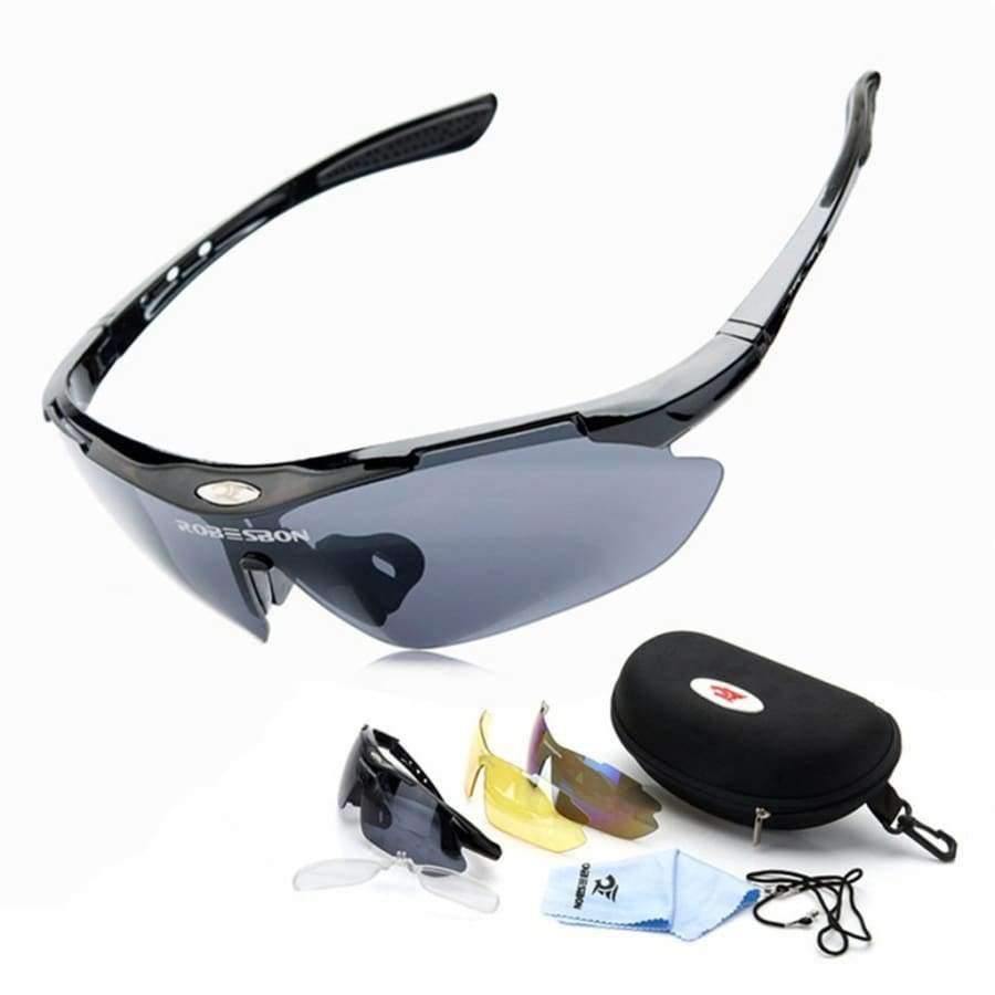 Planet Gates sunglass Black Unisex Cycling Sunglasses TR90 UV400 Coated Outdoor Sports Goggles Bike Eyewear 3 Lenses