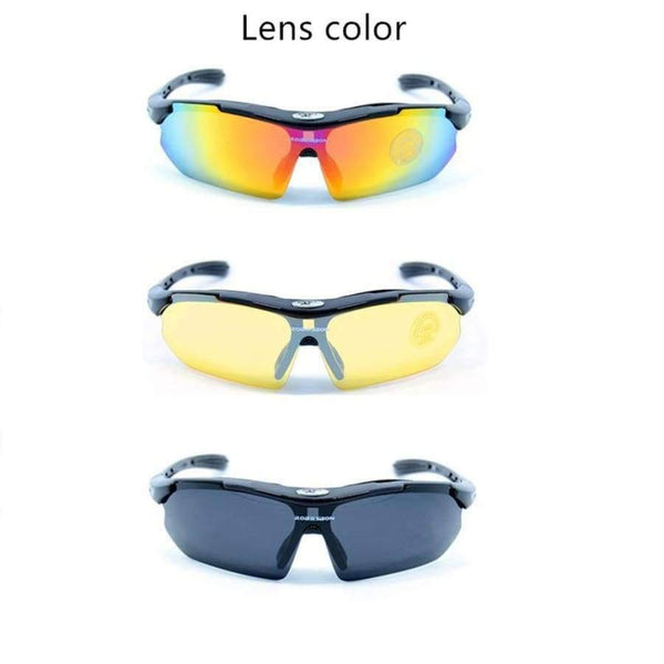 Planet Gates sunglass Black Unisex Cycling Sunglasses TR90 UV400 Coated Outdoor Sports Goggles Bike Eyewear 3 Lenses