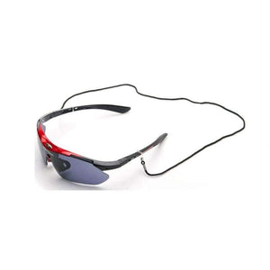 Unisex Cycling Sunglasses Tr90 Uv400 Coated Outdoor Sports Goggles Bike Eyewear 3 Lenses - Sunglass