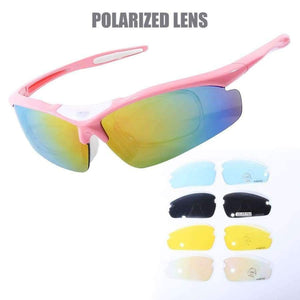 Planet Gates sunglass Pink Low Price Promotion !!! 5 Lens Outdoor Cycling Polarized Glasses Bicycle Ultralight Windproof Sunglass UV400 Eyewear