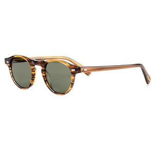 Planet Gates Sunglasses Women Gregory Peck Acetate Sun Glasses  Retro Round Frame OV5186 Men Polarized Vintage Eyeglasses Driving Glasses