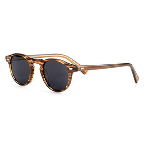 Planet Gates Sunglasses Women Gregory Peck Acetate Sun Glasses  Retro Round Frame OV5186 Men Polarized Vintage Eyeglasses Driving Glasses