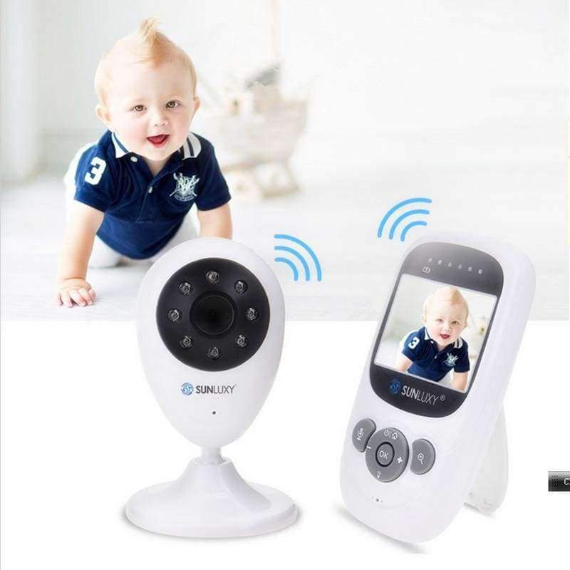 Planet Gates SUNLUXY 2.4'' Color Video Wireless Baby Monitor Night Light Babyphone Security Camera 2 Way Talk Digital Zoom Music Temperature
