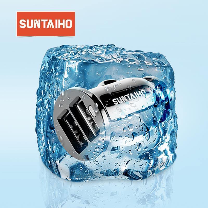 Planet Gates Suntaiho Dual USB Car Charger Universal Car-Charger 3.1A Mini Mobile Phone Car-charger adapter  for iPhone 7 Car Phone Charger