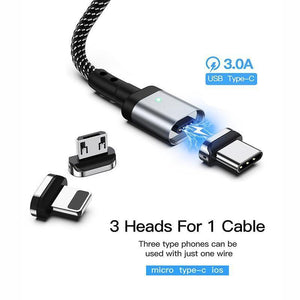 Planet Gates Suntaiho Magnetic Charger Micro USB C Cable Type C for Xiaomi PLAY note 7 Fast Charging Adapter Phone iOS 12 For iphone Samsung