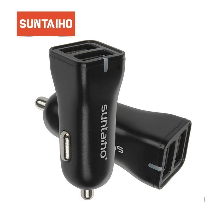 Planet Gates Suntaiho Mini 12-24V Dual USB Ports Car Charger Fast Charge Mobile Phone Car Charger For Iphone 7 7 plus SE for Samsung S6 S5