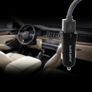 Planet Gates Suntaiho Mini 12-24V Dual USB Ports Car Charger Fast Charge Mobile Phone Car Charger For Iphone 7 7 plus SE for Samsung S6 S5