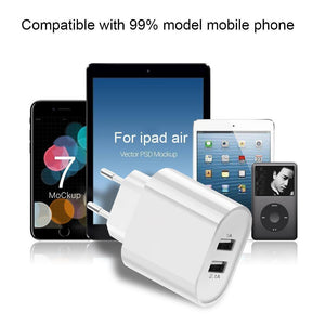 Planet Gates Suntaiho Portable USB Charger Travel Wall Charger Adapter EU Plug Smart Mobile Phone Charger for Iphone/Xiaomi/LG/Smartphone