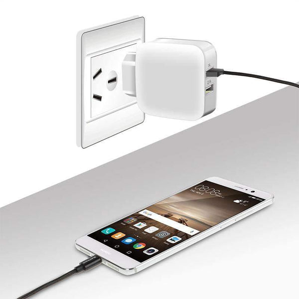Planet Gates Suntaiho Smart Travel Dual USB Charger Adapter Wall Portable Mobile Phone Charger EU Plug For iPhone/Samsung/Xiaomi /iPad/Huawei