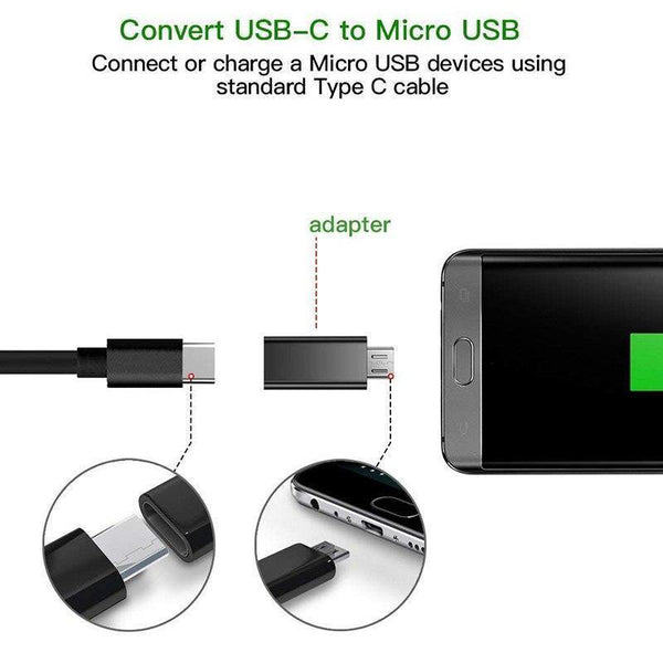 Planet Gates Suntaiho Type c to Micro USB Android Phone Cable Adapter Charger Converter for Xiaomi Mi6 Mi5 Huawei P9 P10 letv Type-c Cable