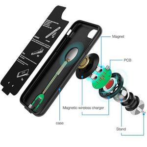 Planet Gates Suntaiho Wireless Car Charger Magnetic phone case charger for iPhone 6s Plus Fast Charging Wireless Magnetic Charging Phone7plus