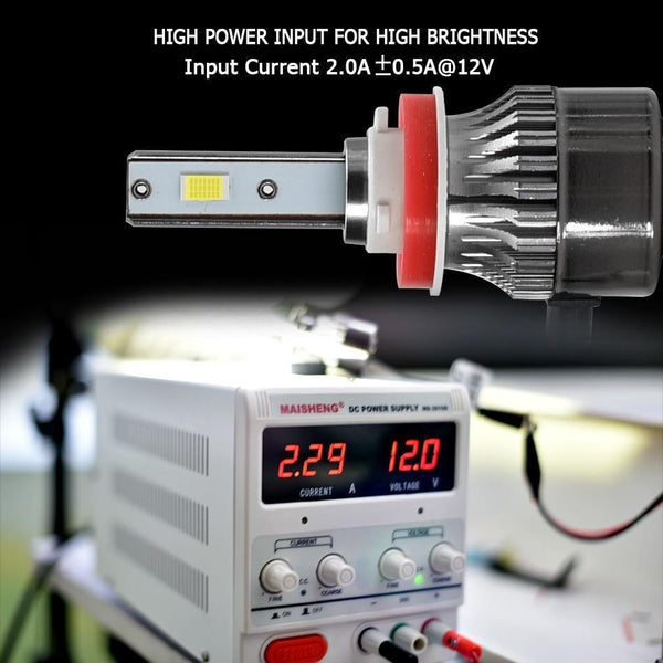 Planet Gates Super Bright COB LED H4 H7 H11 H1 9005 Auto Headlight Bulbs 72W 12000Lm/set 6500K 4300K 9006 881 Fog Lamp Car Lights