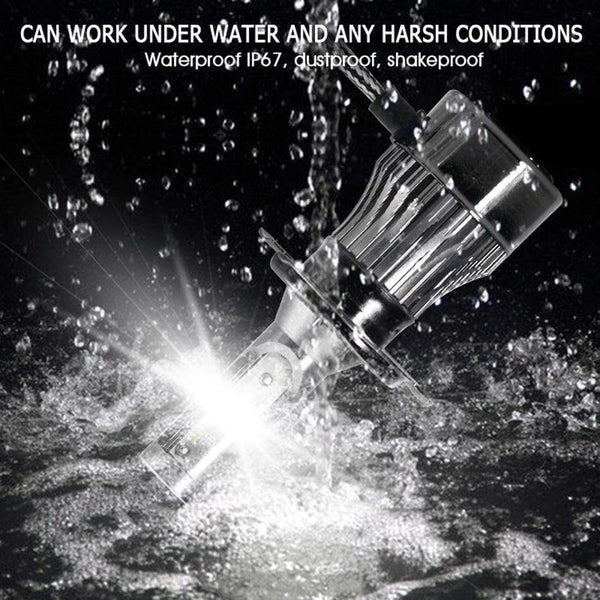 Planet Gates Super Bright COB LED H4 H7 H11 H1 9005 Auto Headlight Bulbs 72W 12000Lm/set 6500K 4300K 9006 881 Fog Lamp Car Lights