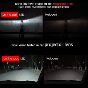 Planet Gates Super Bright COB LED H4 H7 H11 H1 9005 Auto Headlight Bulbs 72W 12000Lm/set 6500K 4300K 9006 881 Fog Lamp Car Lights