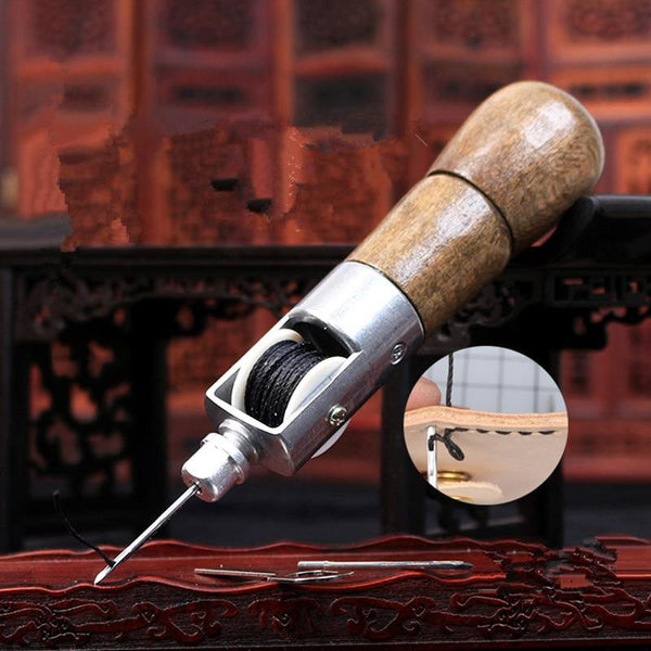 Planet Gates Super Carving Wax Line Hand Made Leather Tools /Leather Craft Tool Art /Needle Sewing Machine 133mm